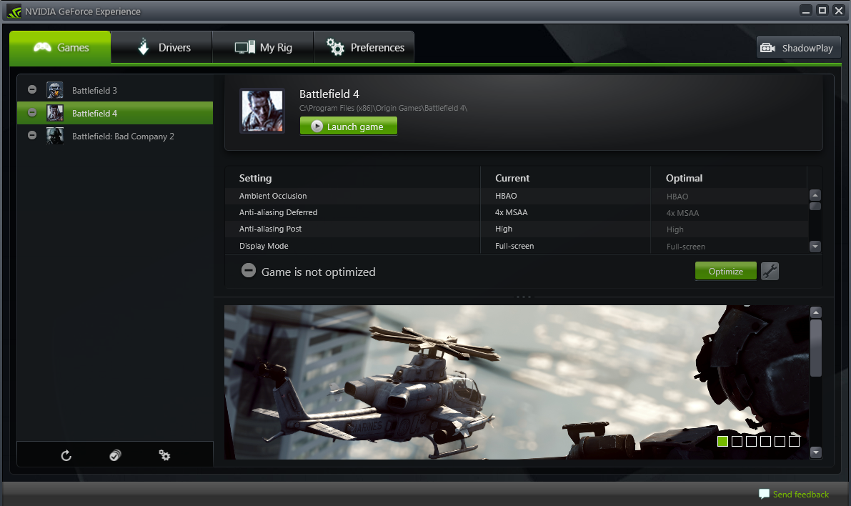nvidia geforce experience auto detect